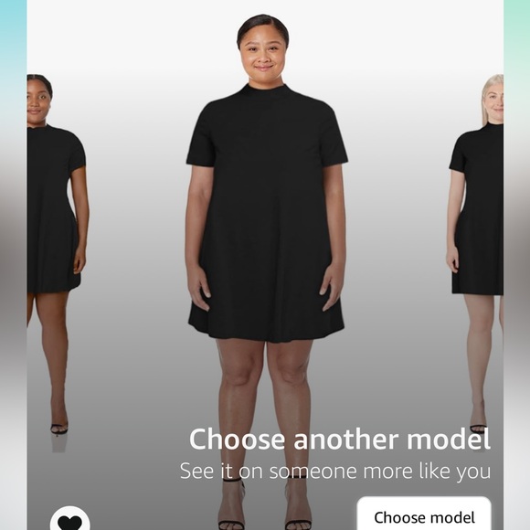 Milumia Women’s Casual Mock Neck T Shirt Dress Short Sleeve Loose Swing Dress - Picture 4 of 8